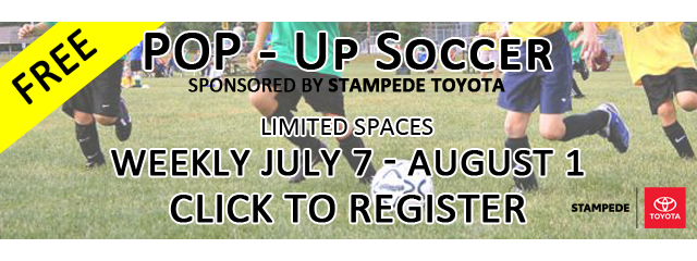 Stampede Toyota POP Up Soccer